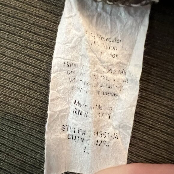 Gilli Women’s Maternity Sleeveless Nursing Top Size Large Olive Green Tank - Picture 5 of 5